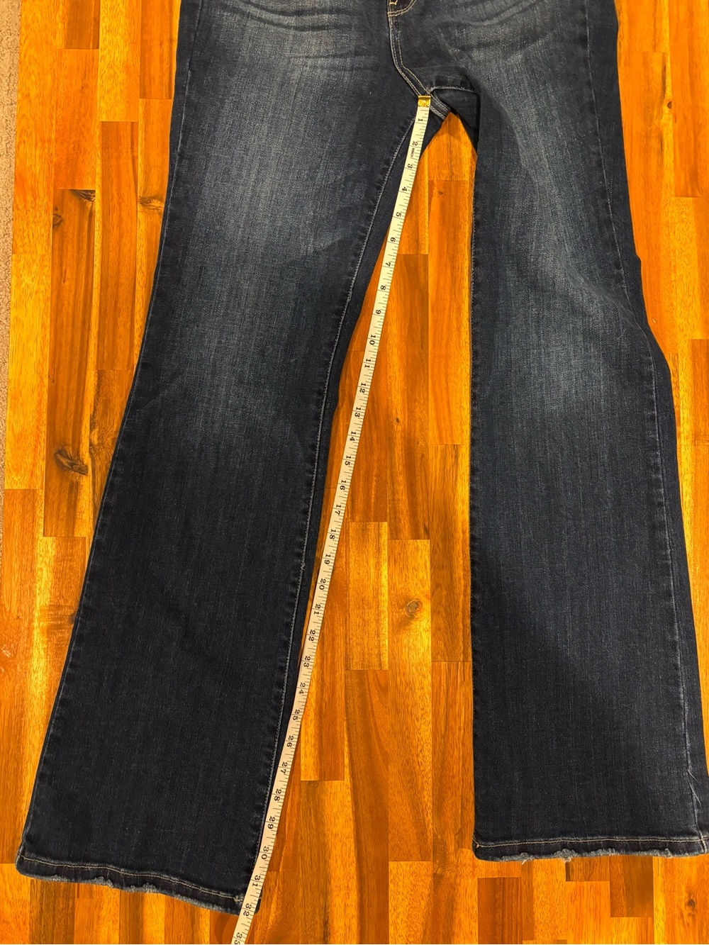 Judy Blue Jeans Boot Cut, High Rise, Dark Wash, Stretch Denim Size 9/29 - Picture 8 of 10